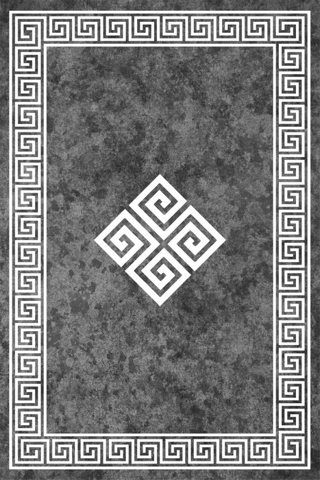 Mijölnir Juego de Alfombrillas de Baño CT-5072 de 2 Piezas Multicolor